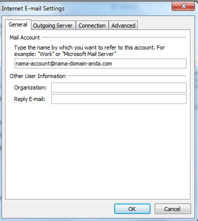 Opsi setting email #2